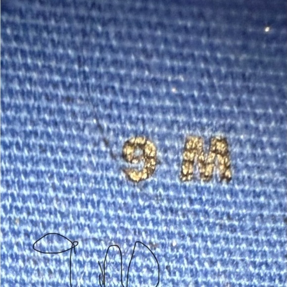 TOMS - WOMENS ALPARGATA ROPE ESPADRILLE Blue and Cream Espadrille Flats - Picture 9 of 9